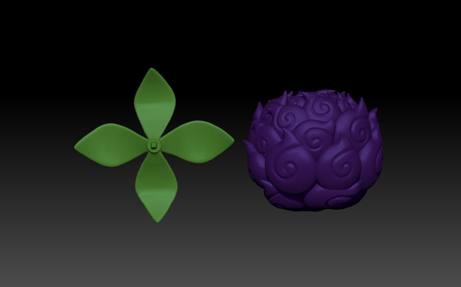 Yami Yami no Mi One Piece Devil Fruit 3D print model_3