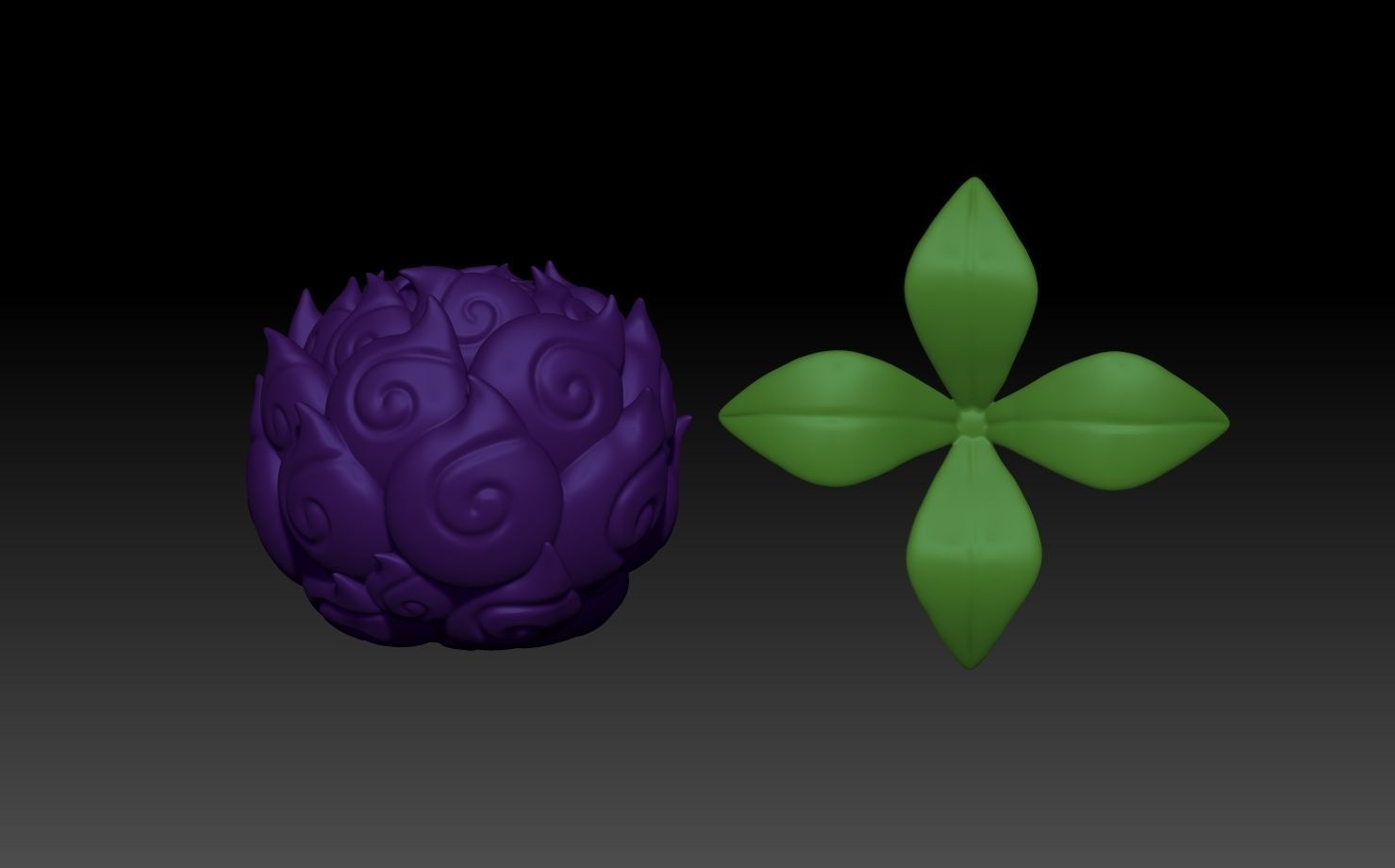 Yami Yami no Mi One Piece Devil Fruit 3D print model_1