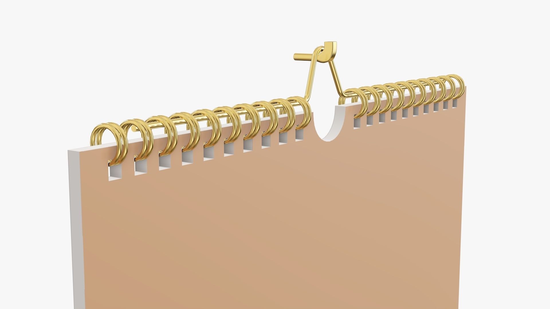 Calendar wall 03 3D model_2