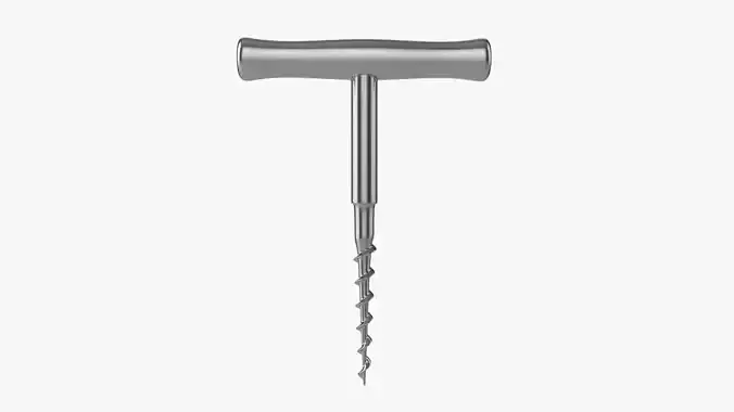 Bottle corkscrew 03 3D model