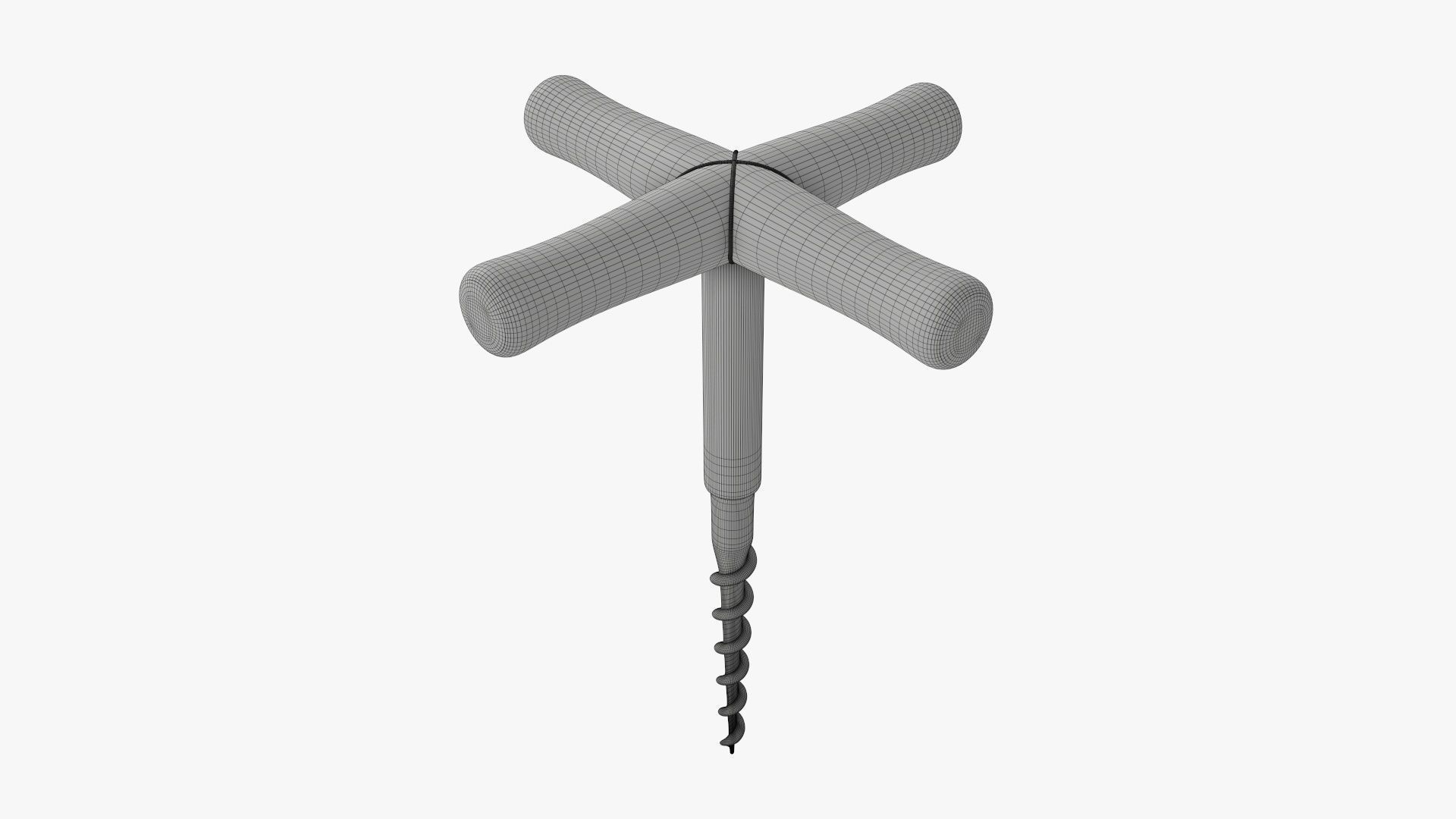 Bottle corkscrew 04 3D model_5