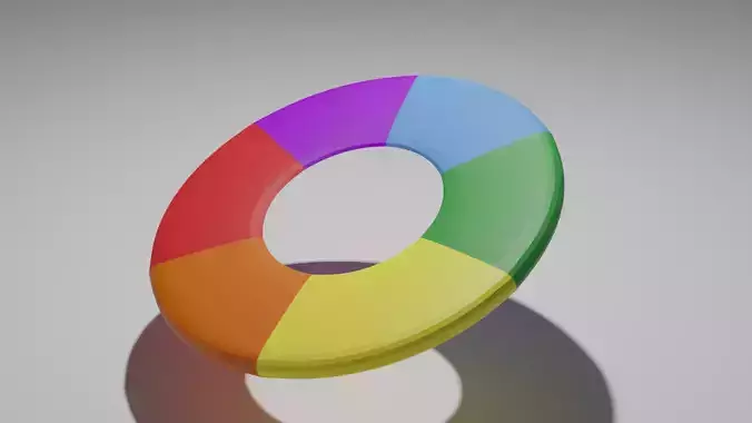 Color Wheel 3D model