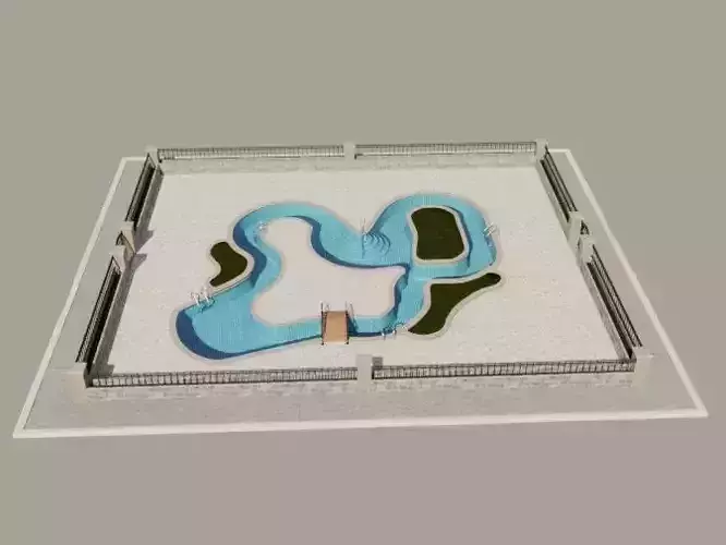 Lazy River Public Pool