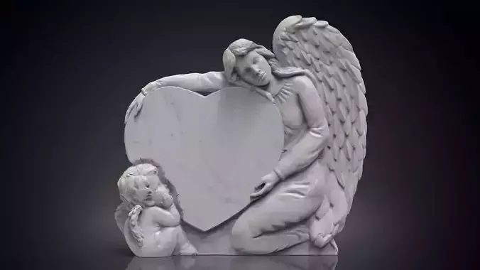 Angel monuments 3D print model