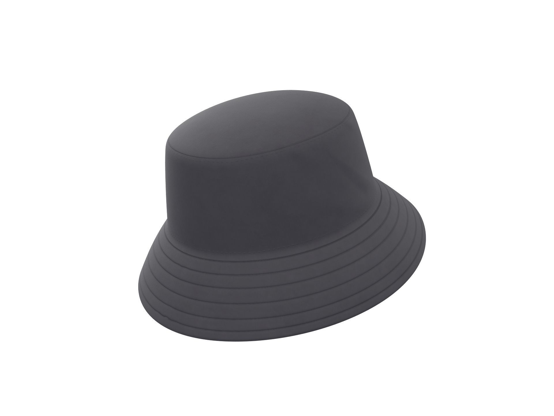 Bucket Hat 3D model_4