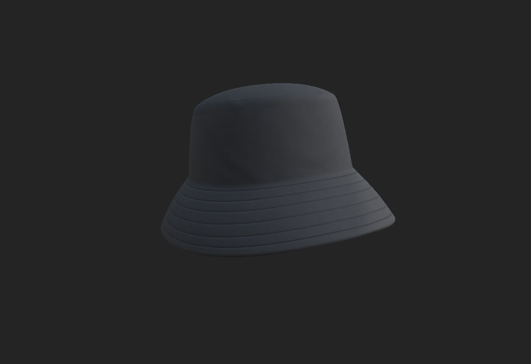 Bucket Hat 3D model_13