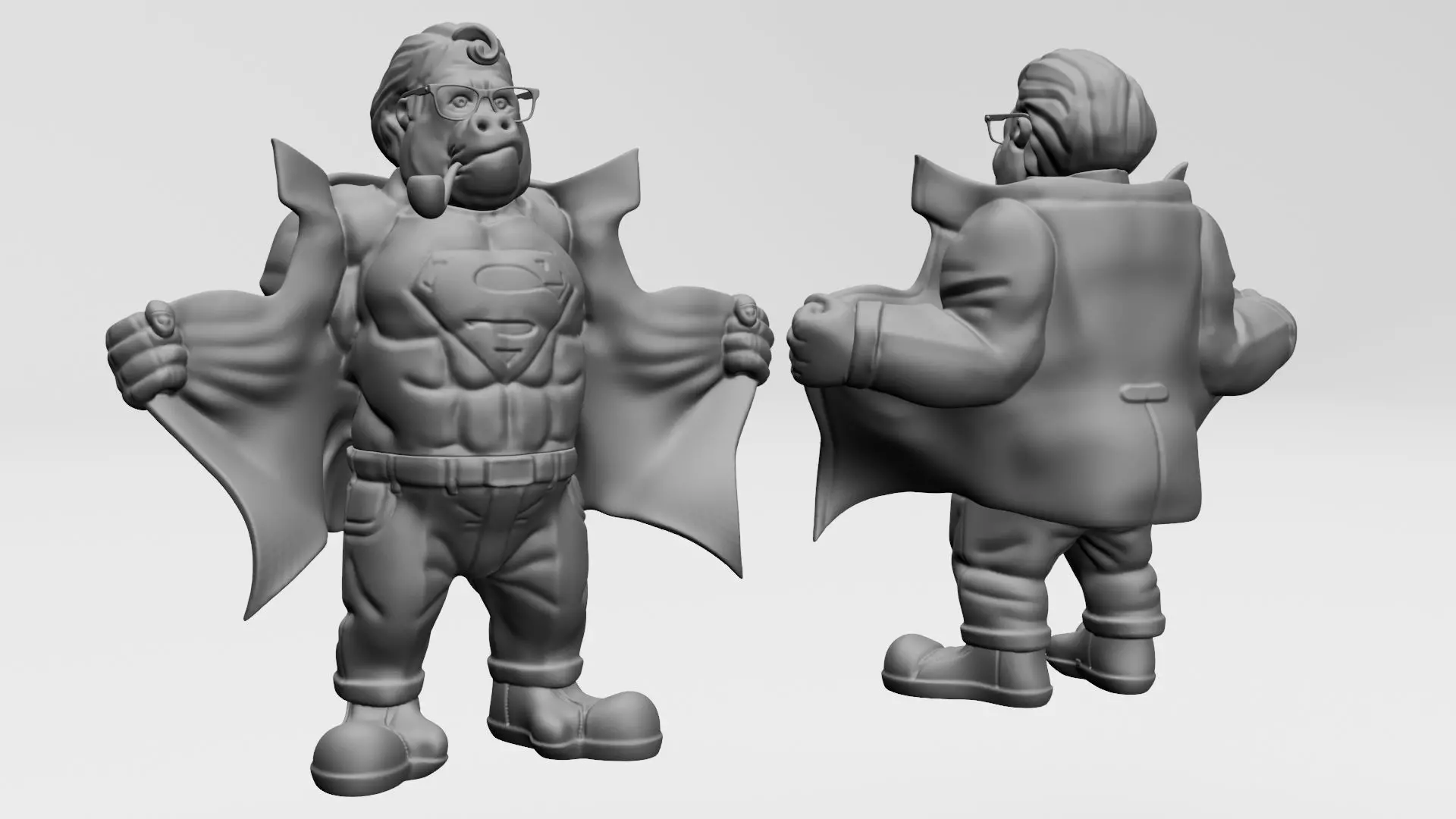SUPER KONG - PRINTABLE Free 3D print model
