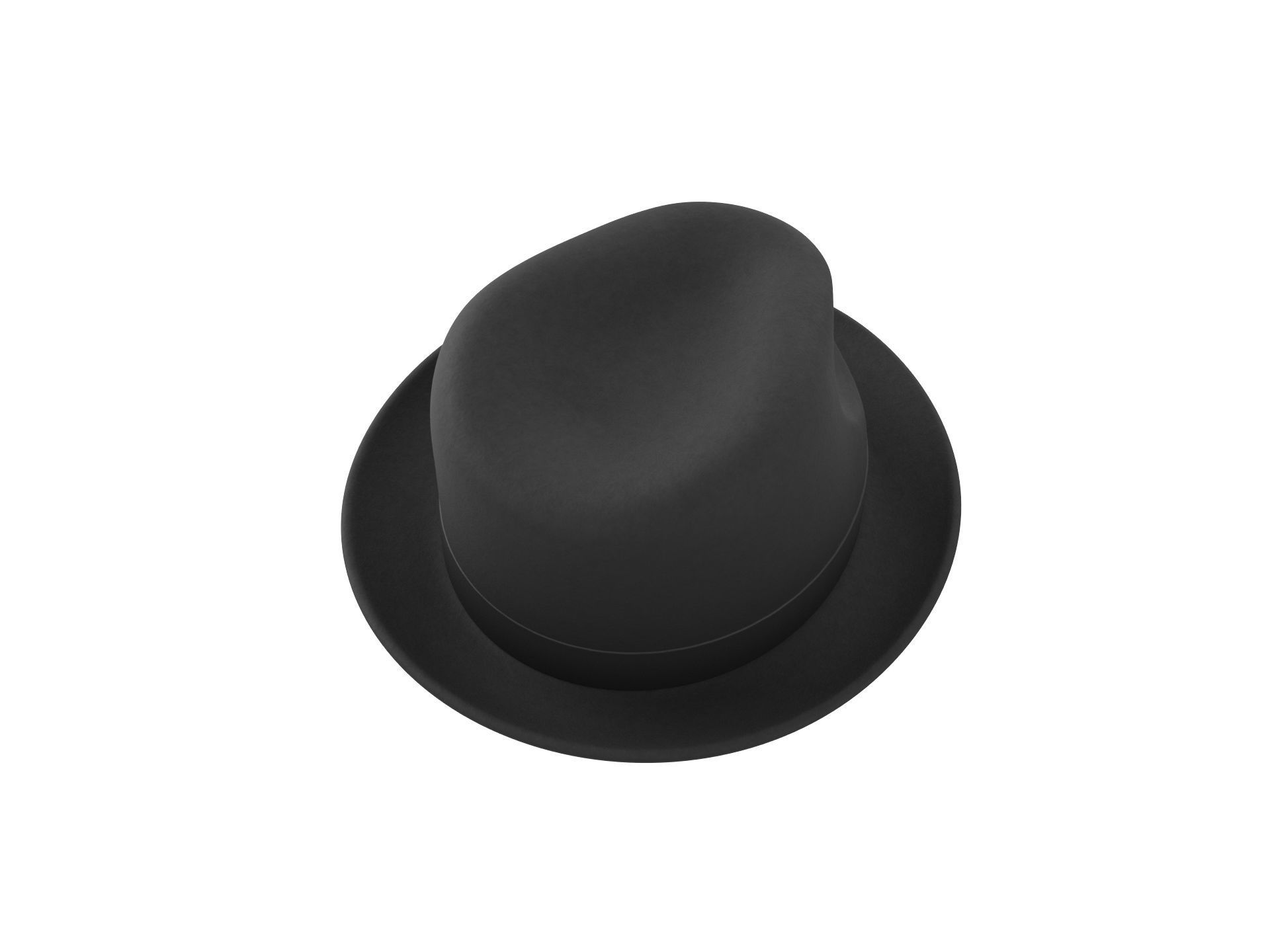 Fedora Hat 3D model_5