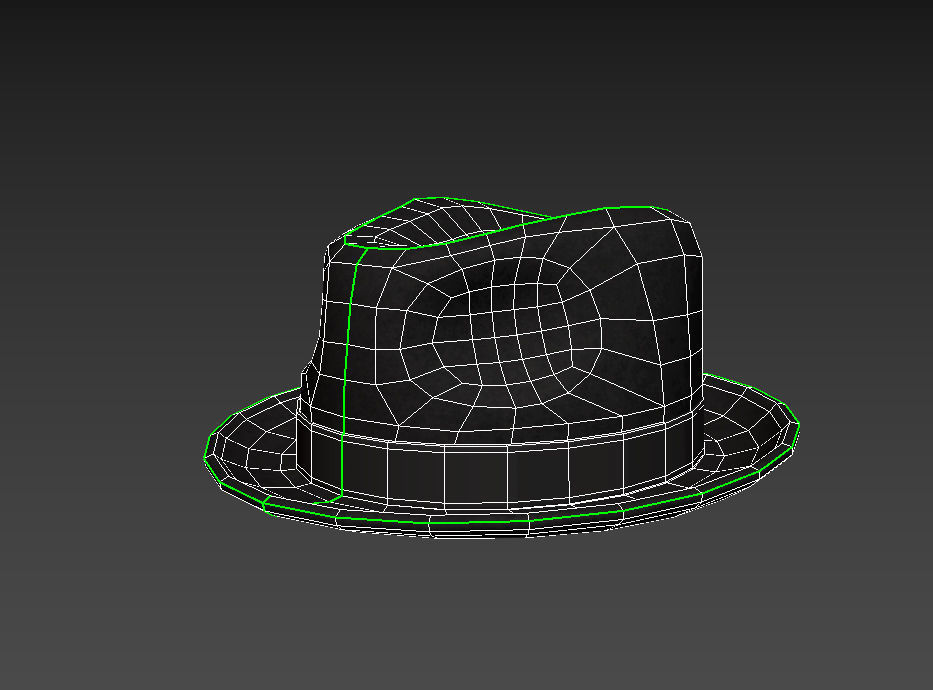Fedora Hat 3D model_26