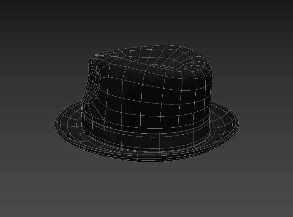 Fedora Hat 3D model_24