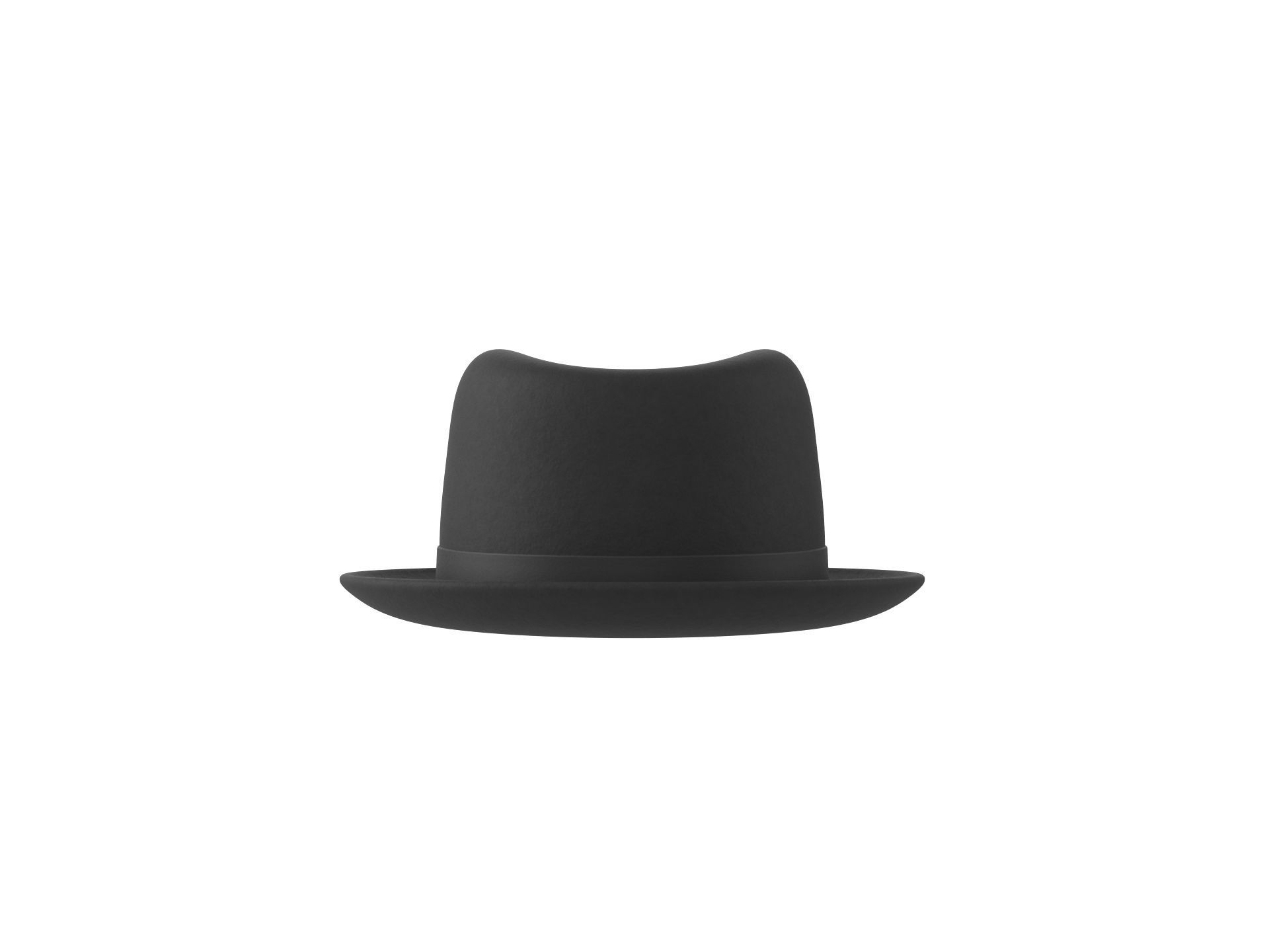 Fedora Hat 3D model_6
