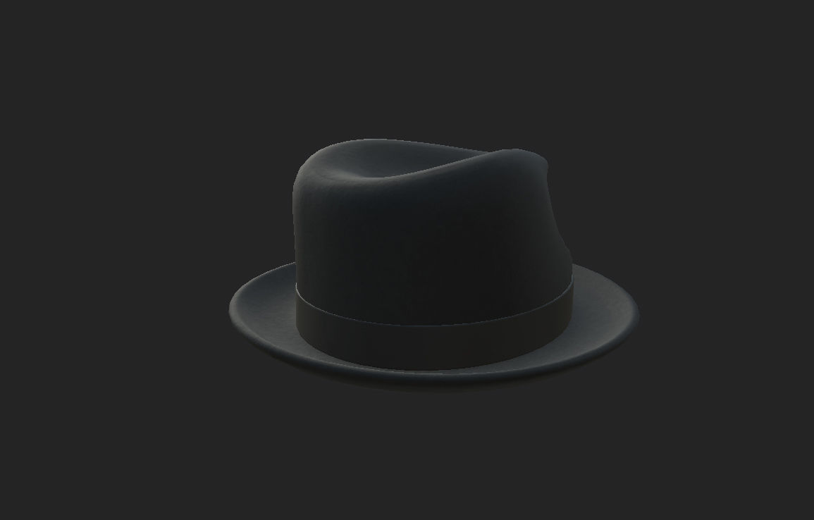 Fedora Hat 3D model_16