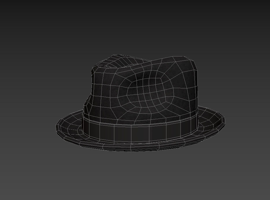 Fedora Hat 3D model_19