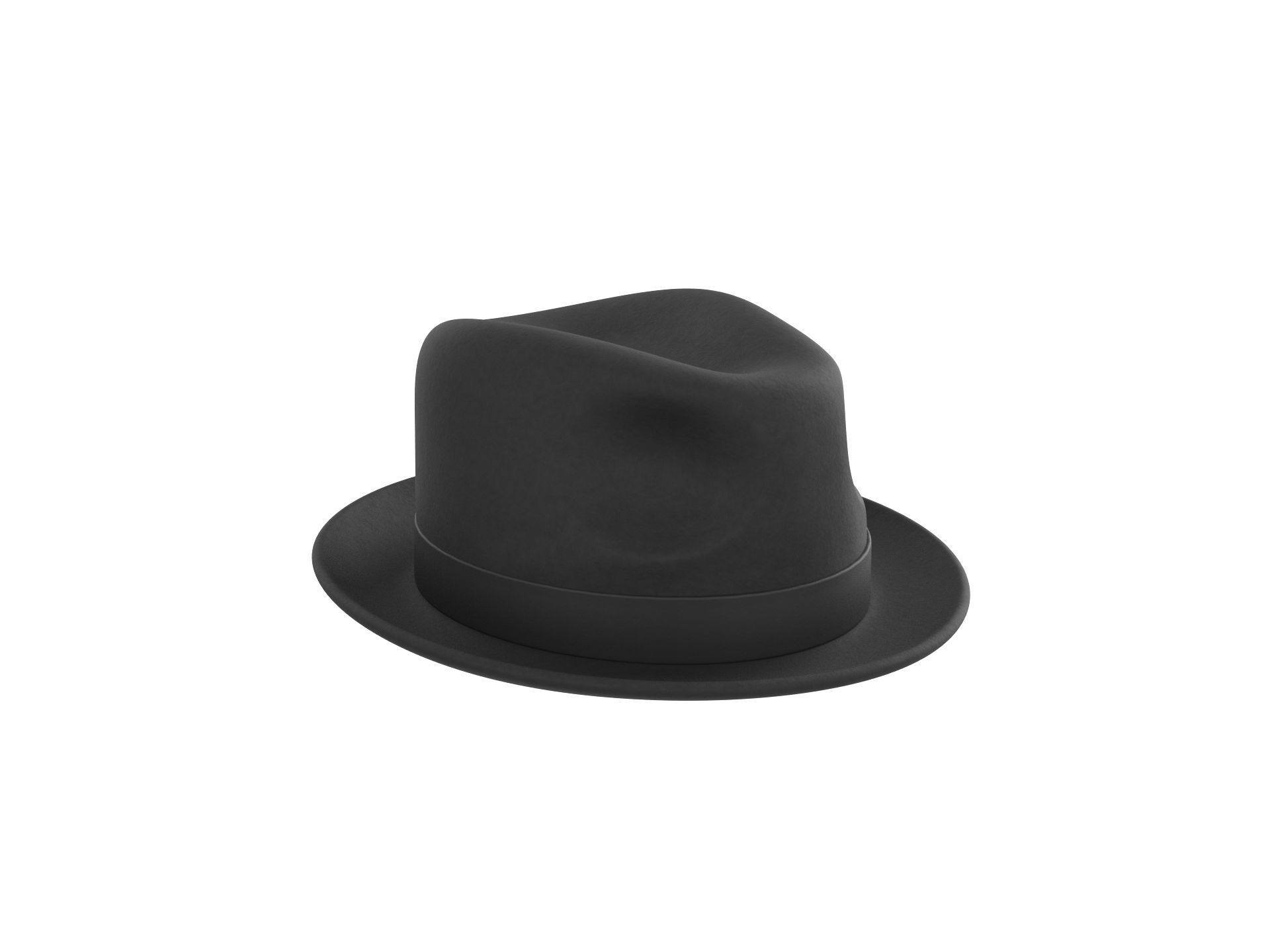 Fedora Hat 3D model_2