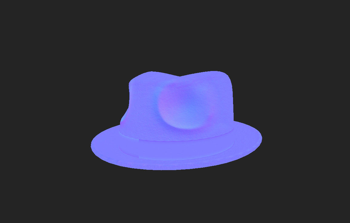 Fedora Hat 3D model_13