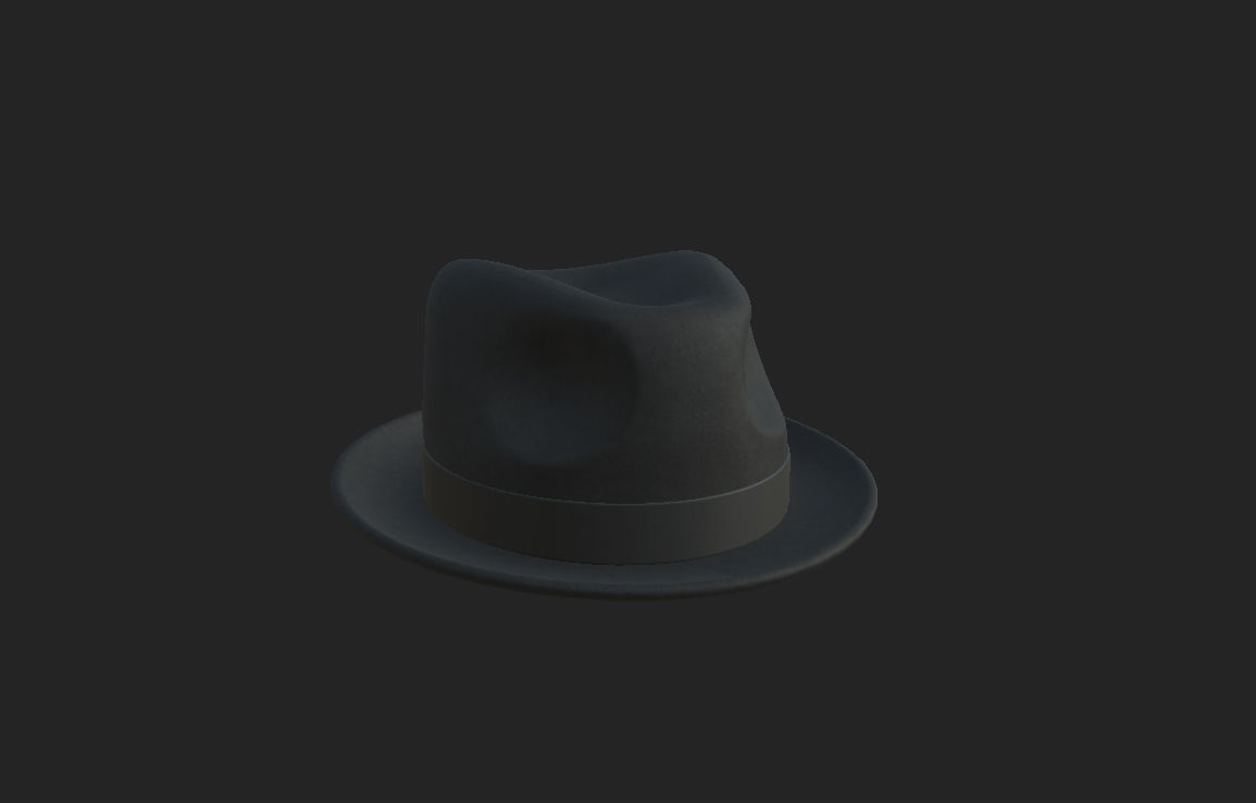 Fedora Hat 3D model_14