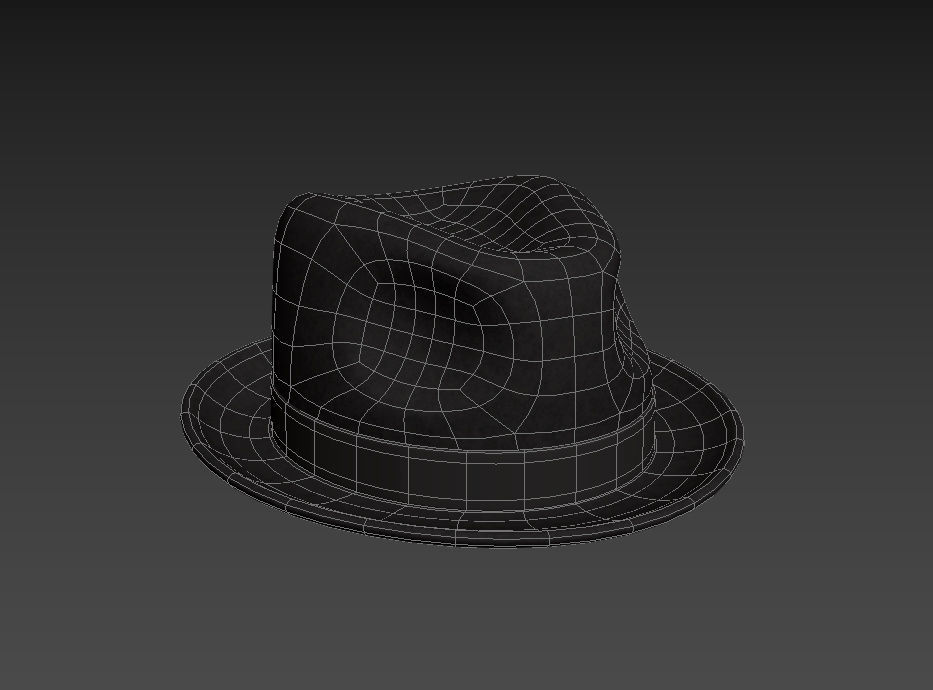 Fedora Hat 3D model_21