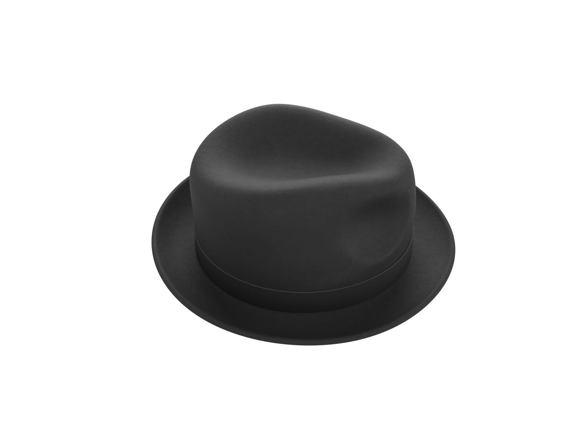 Fedora Hat 3D model_4