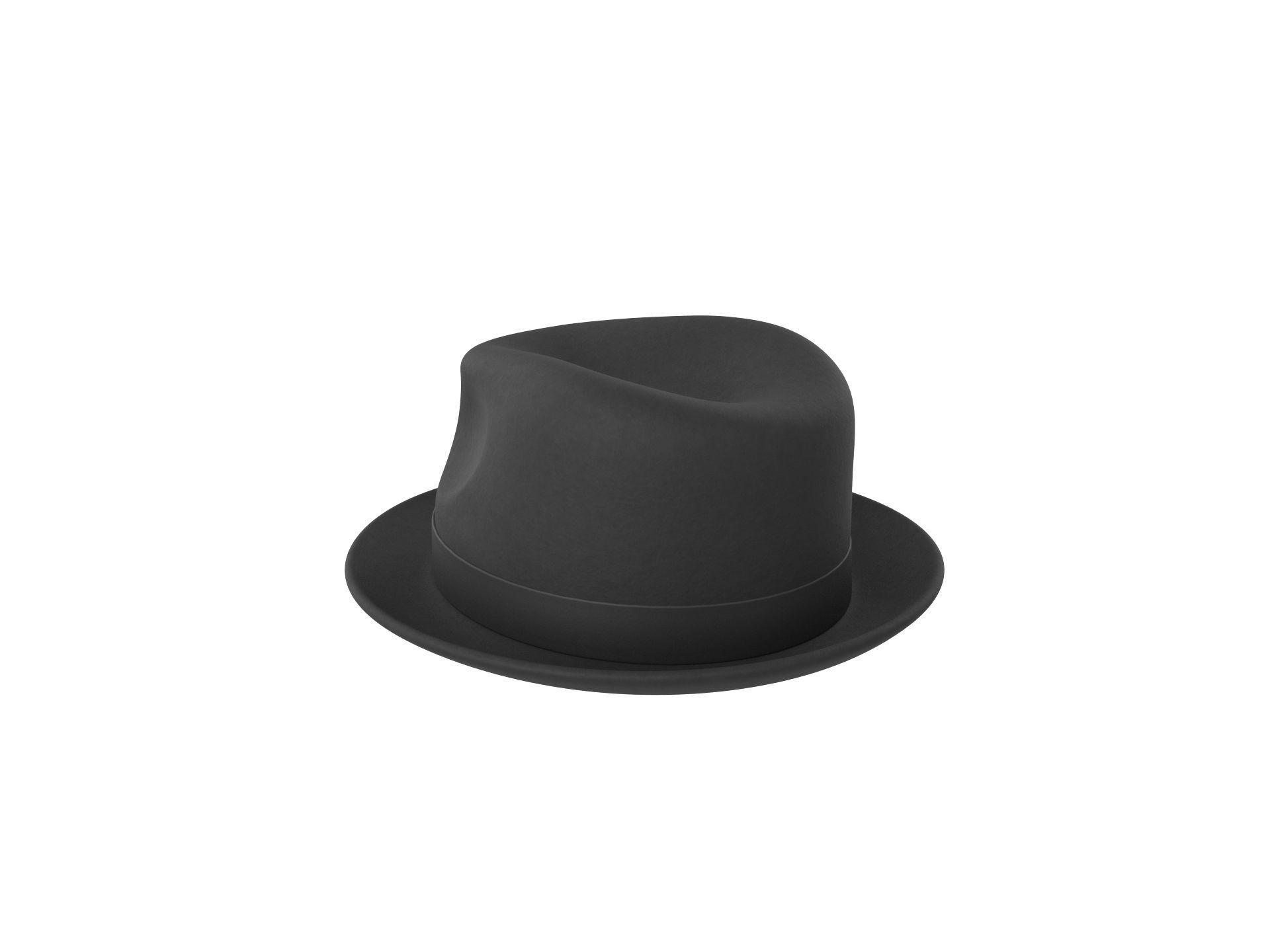 Fedora Hat 3D model_8