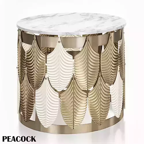 Villari PEACOCK COFFEE TABLE 3d model