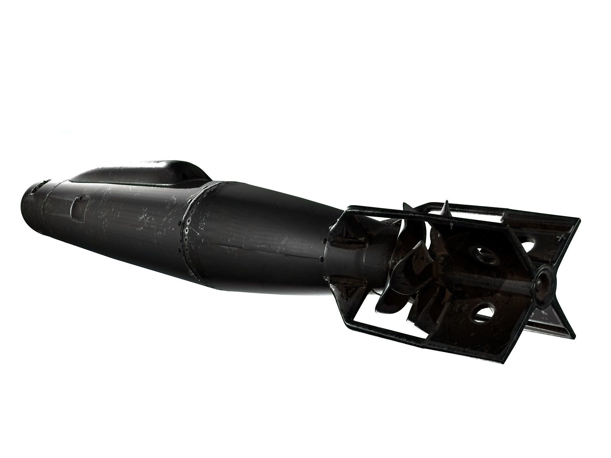 torpedo gun 3D model_5