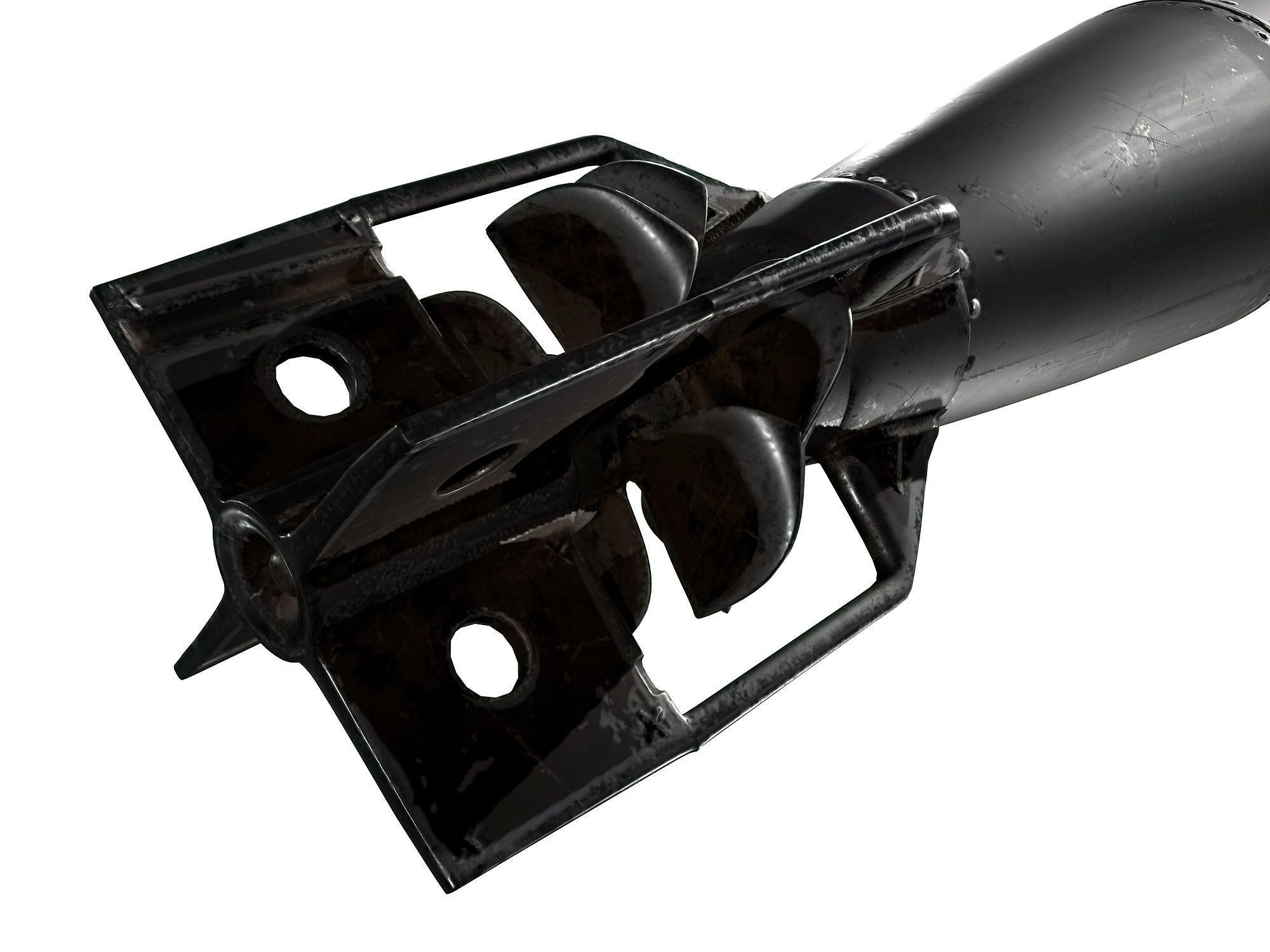 torpedo gun 3D model_3