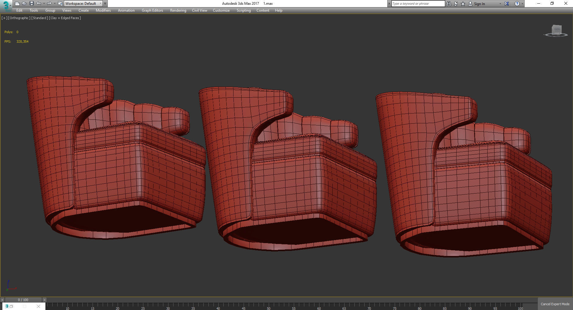 The Sofa and Chair Co - Gibbs Armchair 3d model Low-poly 3D model_3