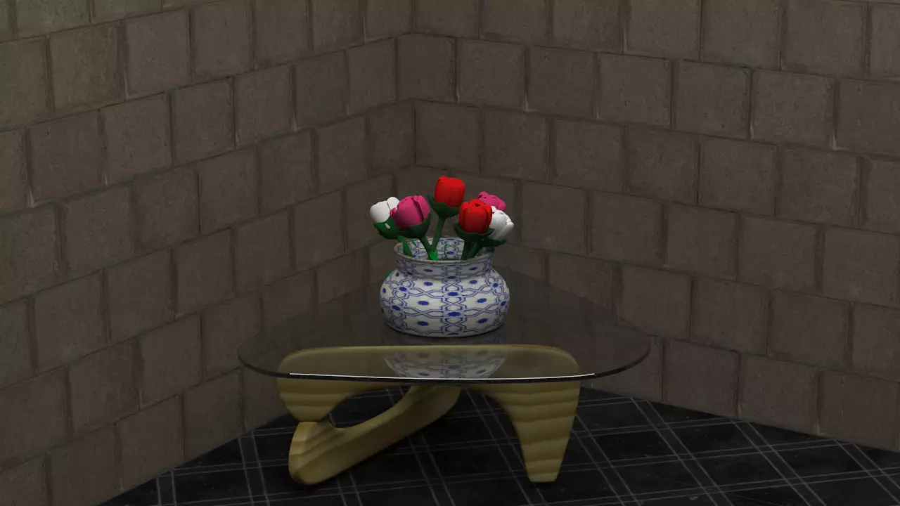 The Artificial Roses Free 3D model