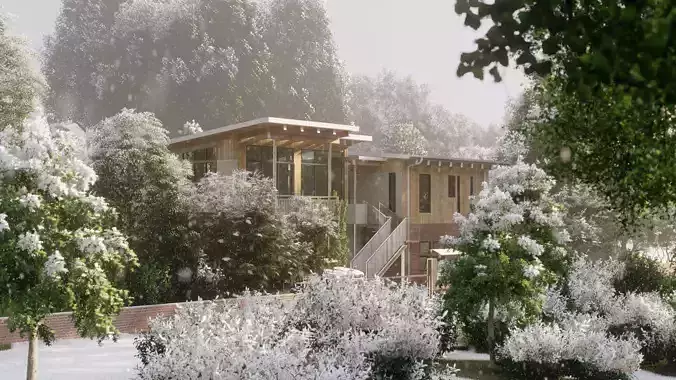 Exterior Mountain House Villa Project