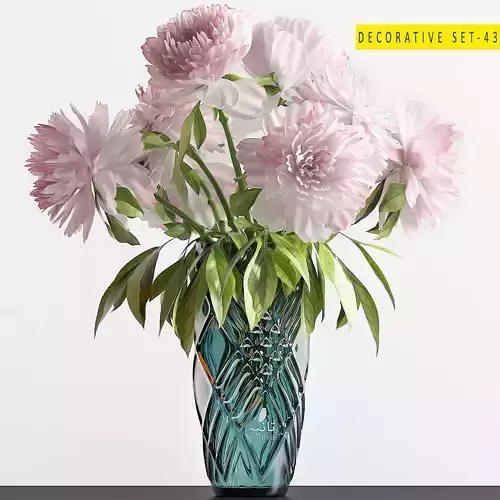 Decorative Set 43 Flower vase