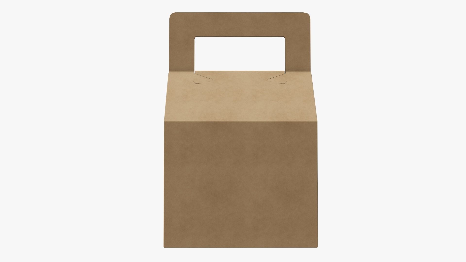 Carrying box tapered 3D model_1