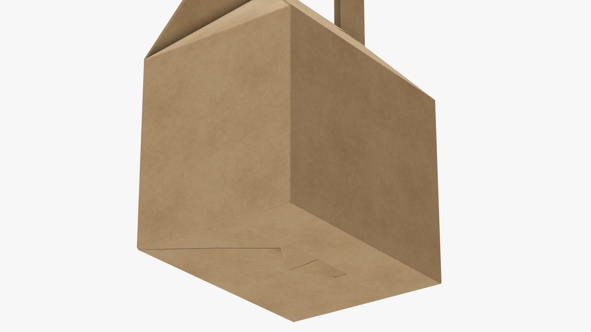 Carrying box tapered 3D model_3