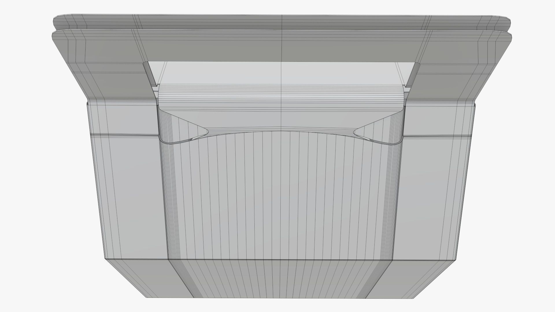 Carrying box tapered 3D model_9