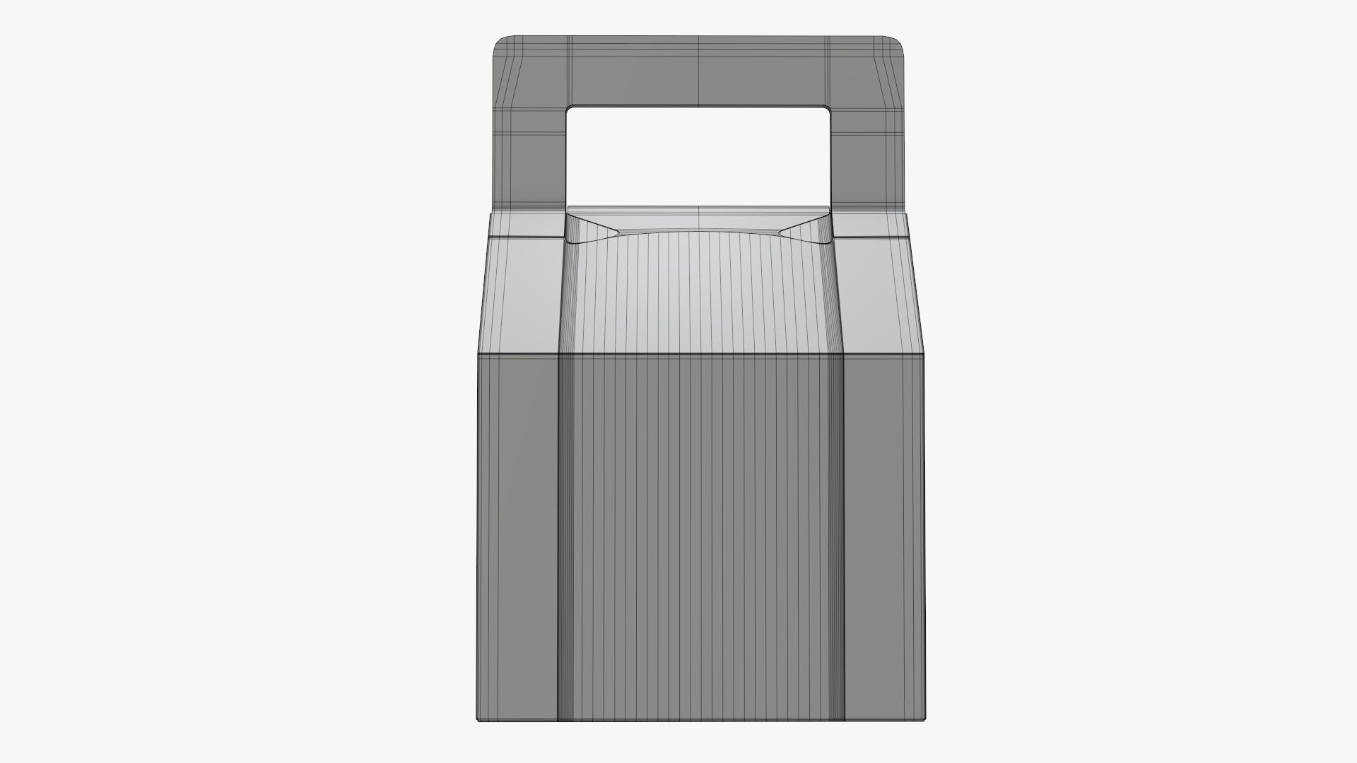 Carrying box tapered 3D model_6