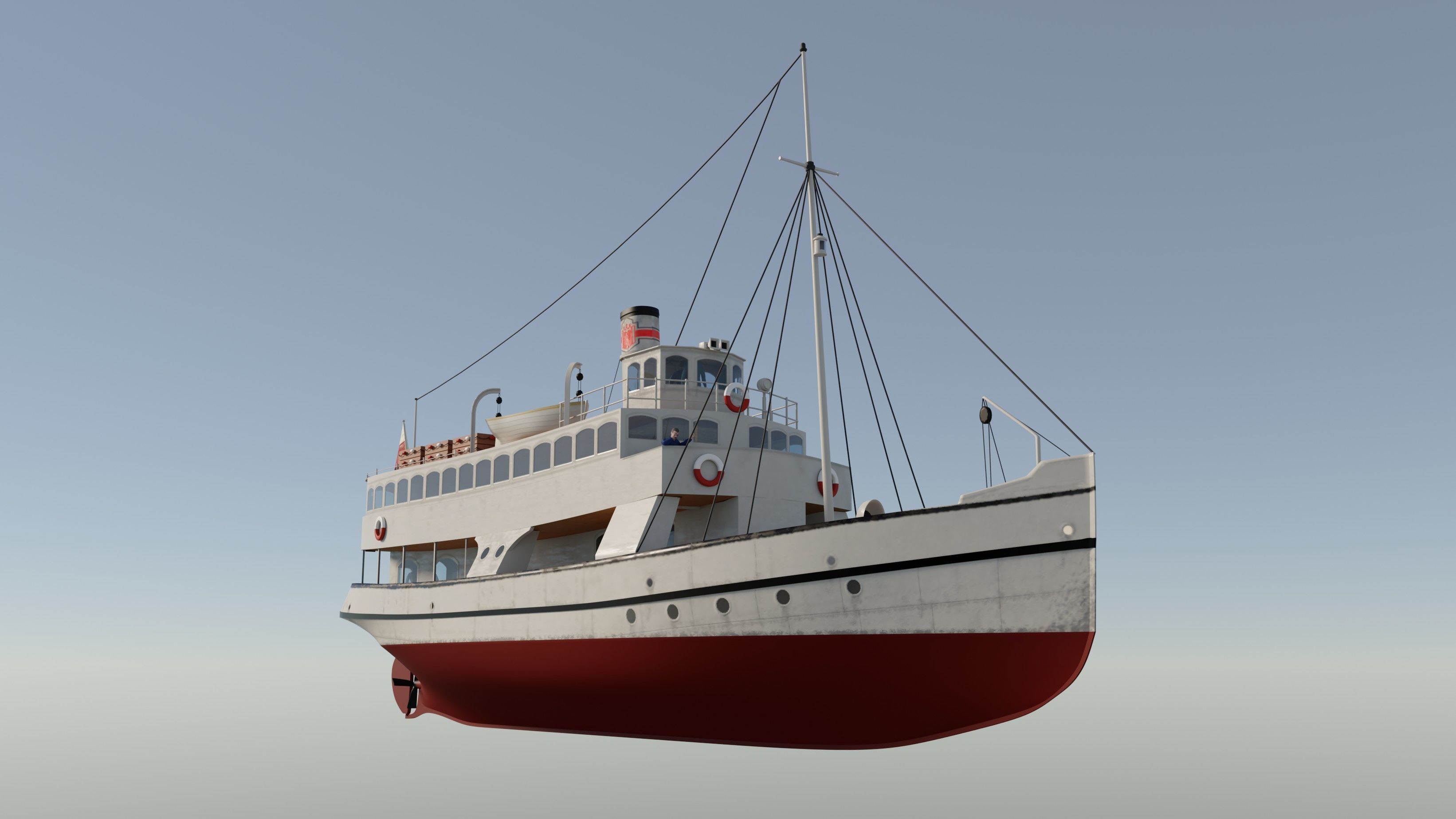 ss GRAZYNA - ex German SCHILKSEE - ex Soviet URAN 3D model_8