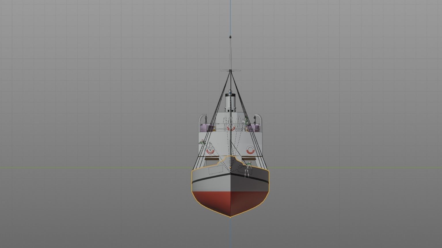 ss GRAZYNA - ex German SCHILKSEE - ex Soviet URAN 3D model_16