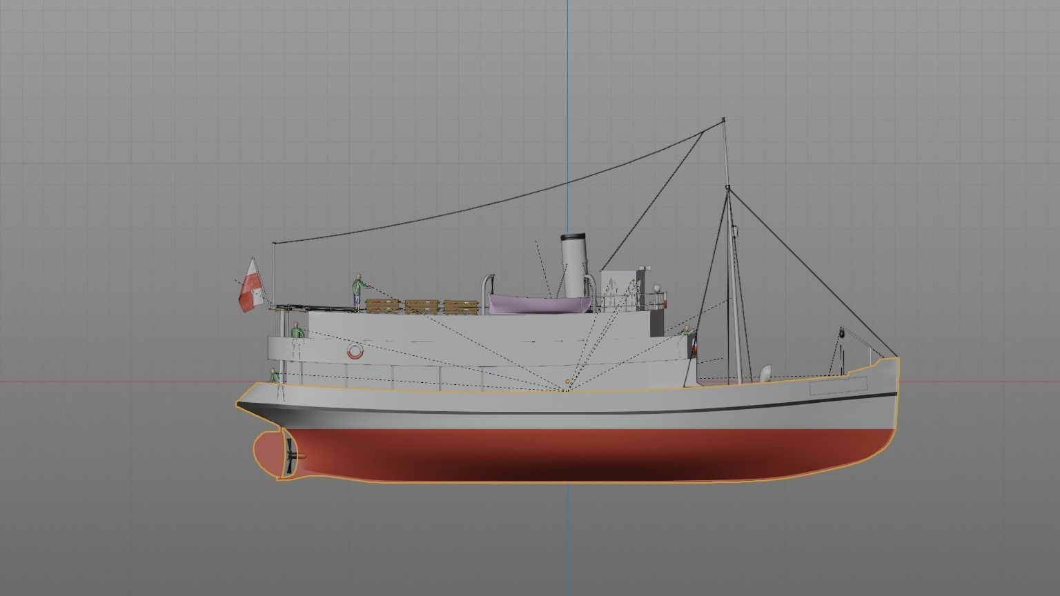 ss GRAZYNA - ex German SCHILKSEE - ex Soviet URAN 3D model_14