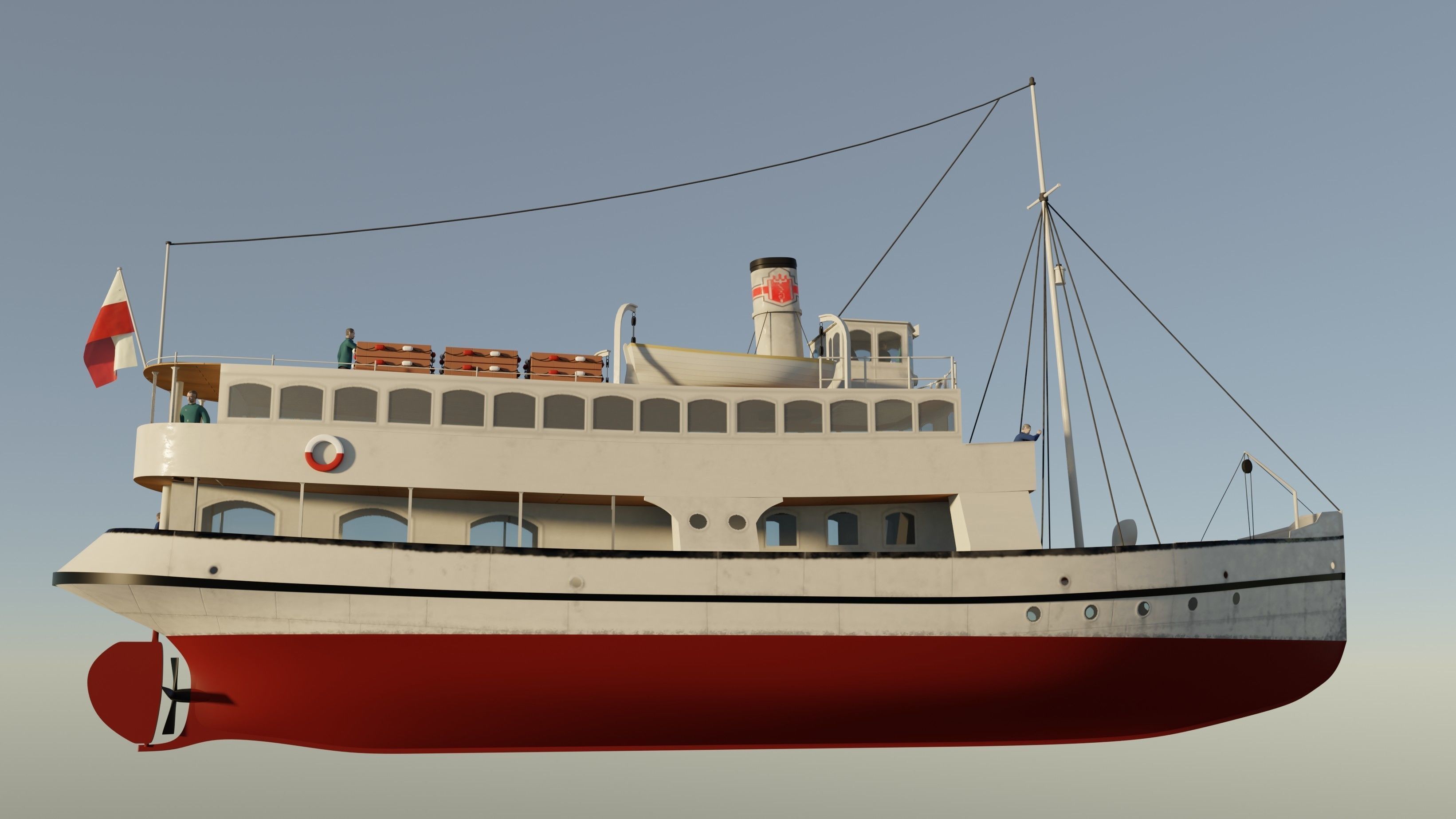 ss GRAZYNA - ex German SCHILKSEE - ex Soviet URAN 3D model_4