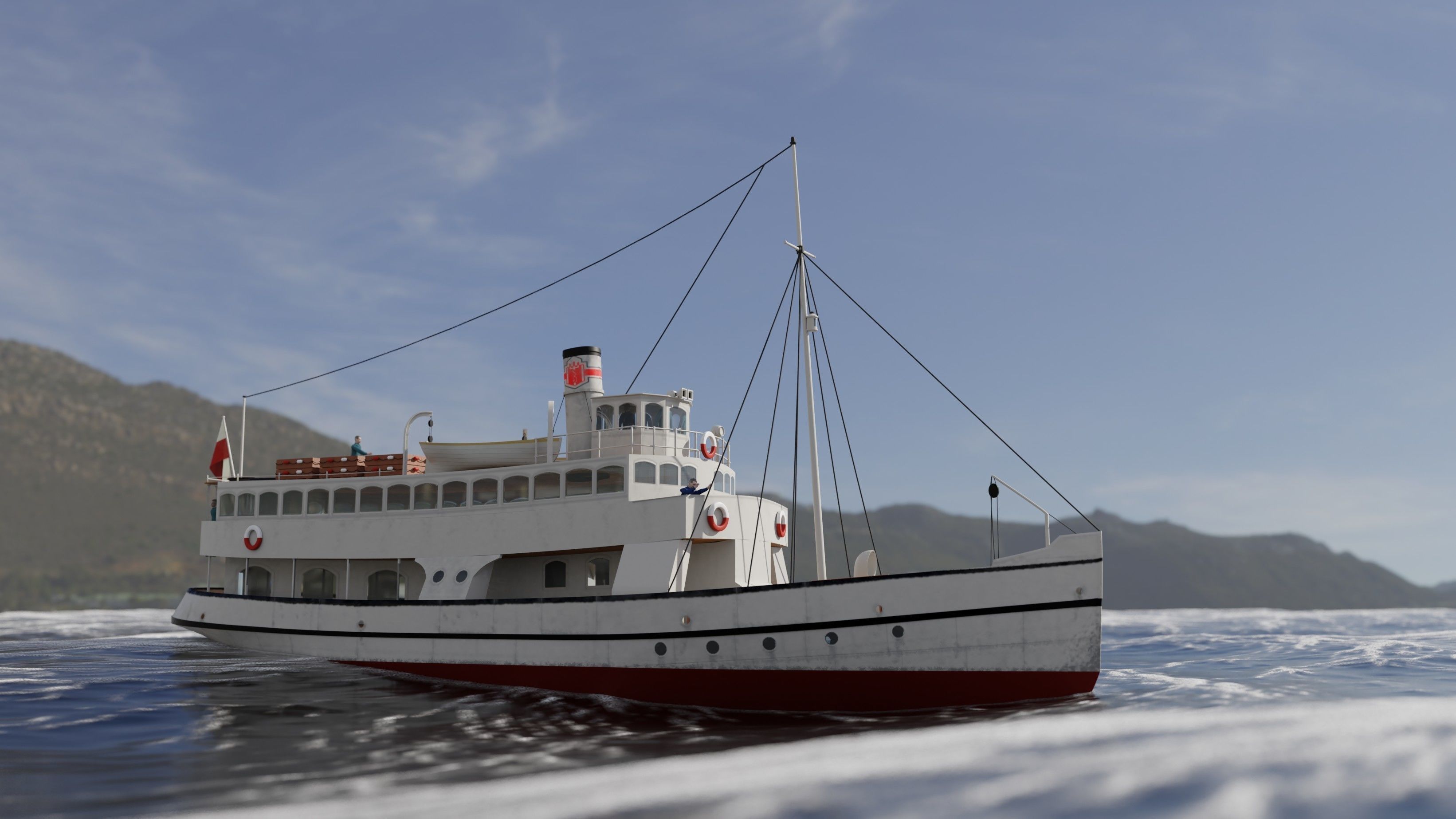 ss GRAZYNA - ex German SCHILKSEE - ex Soviet URAN 3D model_6