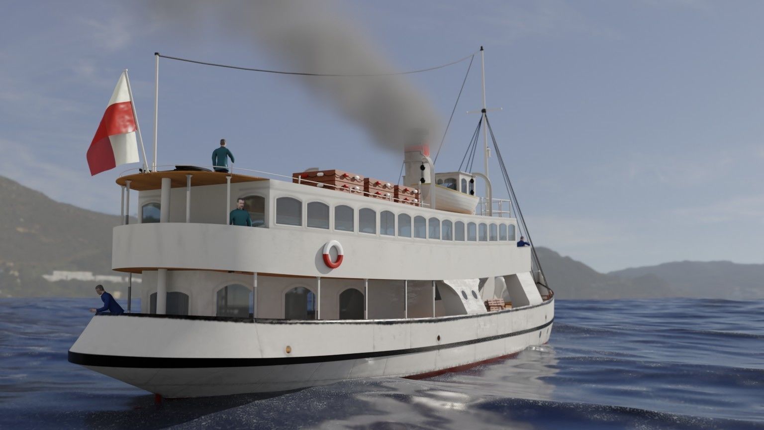 ss GRAZYNA - ex German SCHILKSEE - ex Soviet URAN 3D model_7