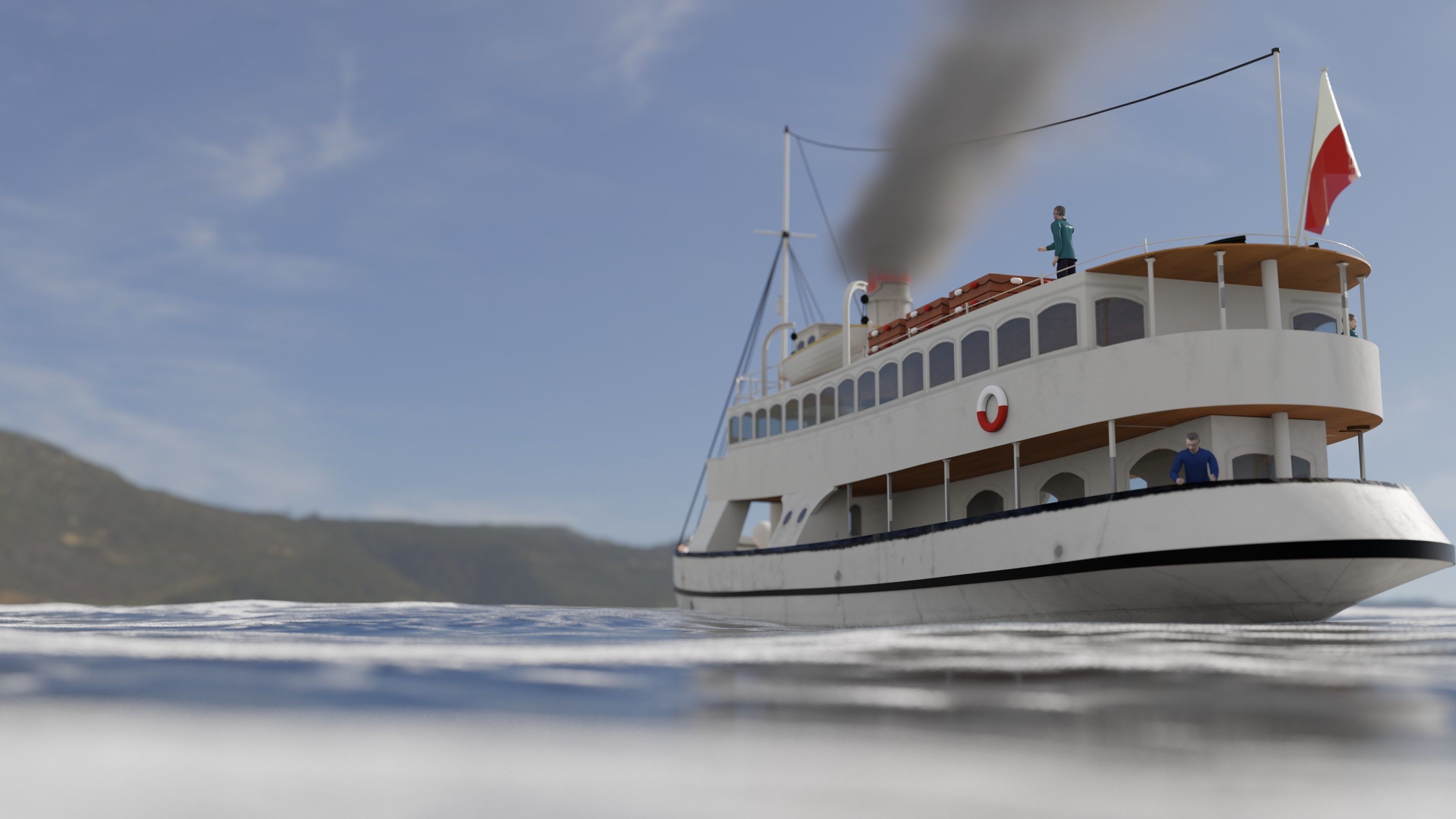 ss GRAZYNA - ex German SCHILKSEE - ex Soviet URAN 3D model_2