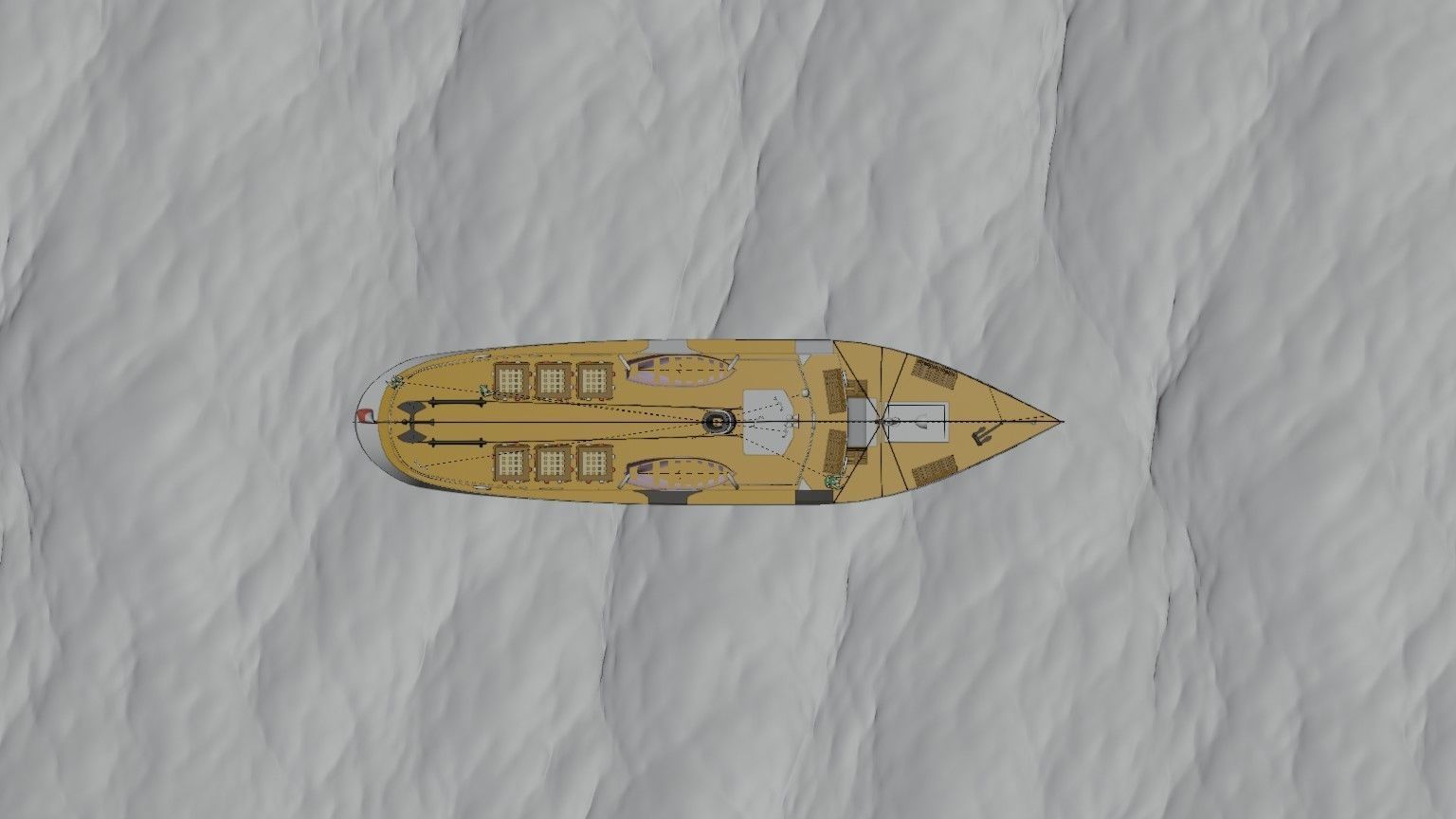 ss GRAZYNA - ex German SCHILKSEE - ex Soviet URAN 3D model_13