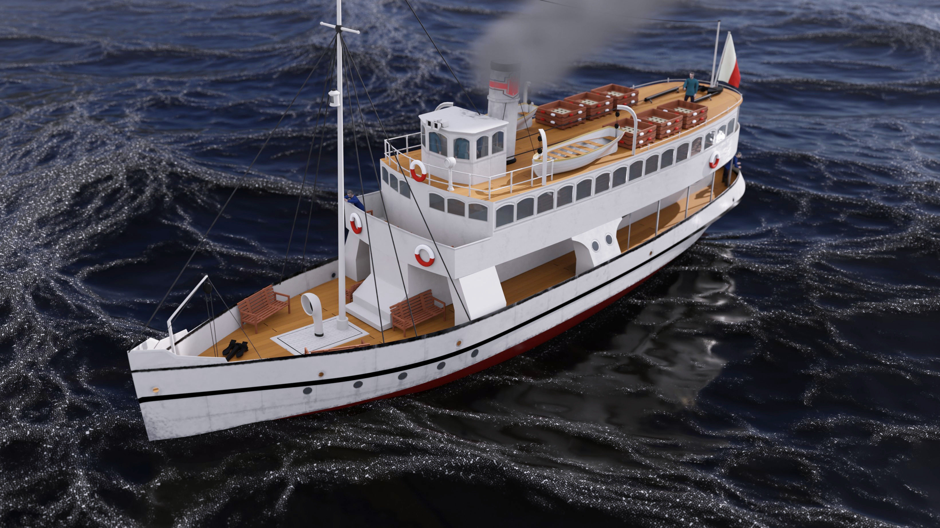 ss GRAZYNA - ex German SCHILKSEE - ex Soviet URAN 3D model_1