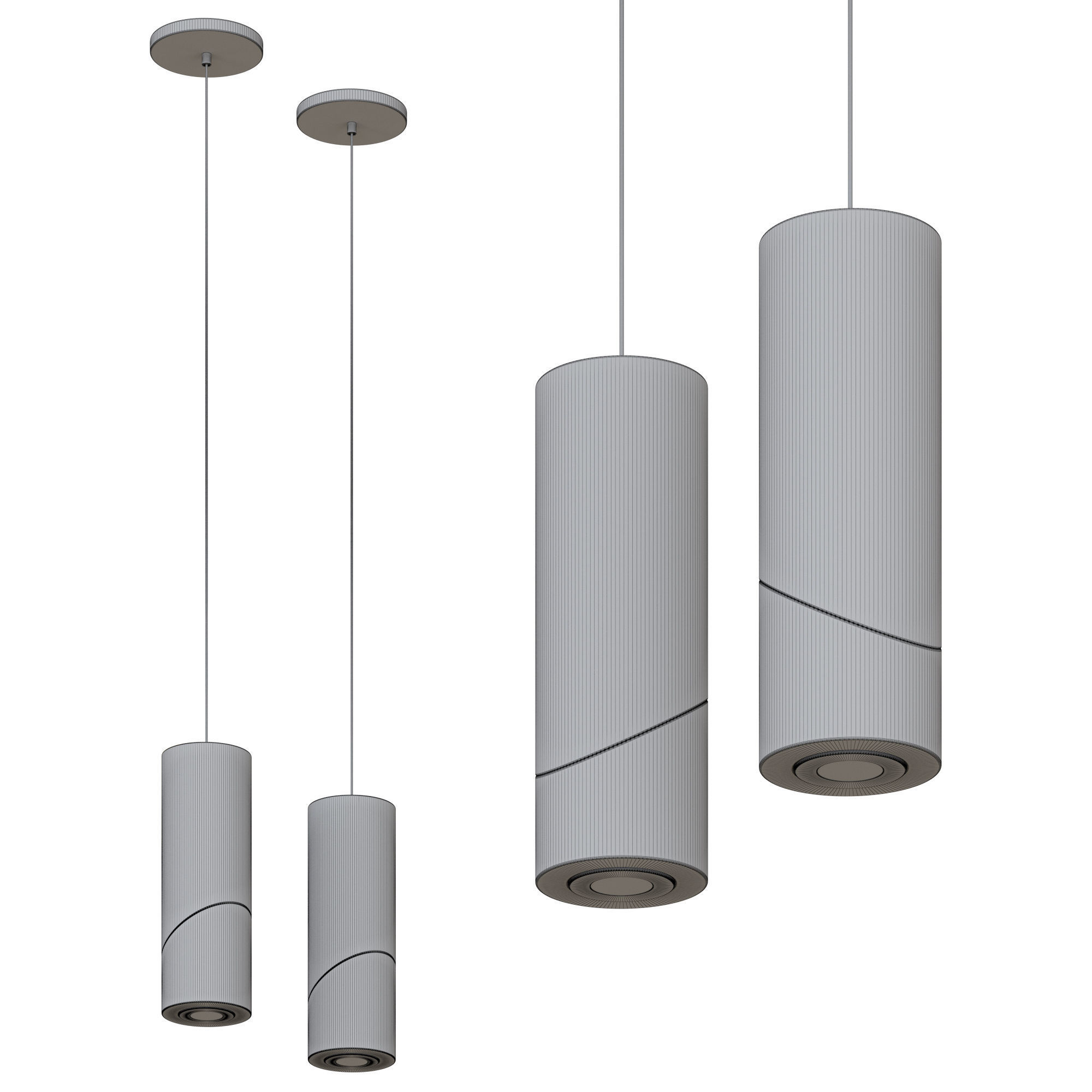 ZY Limb - ceiling lamp 3D model_1