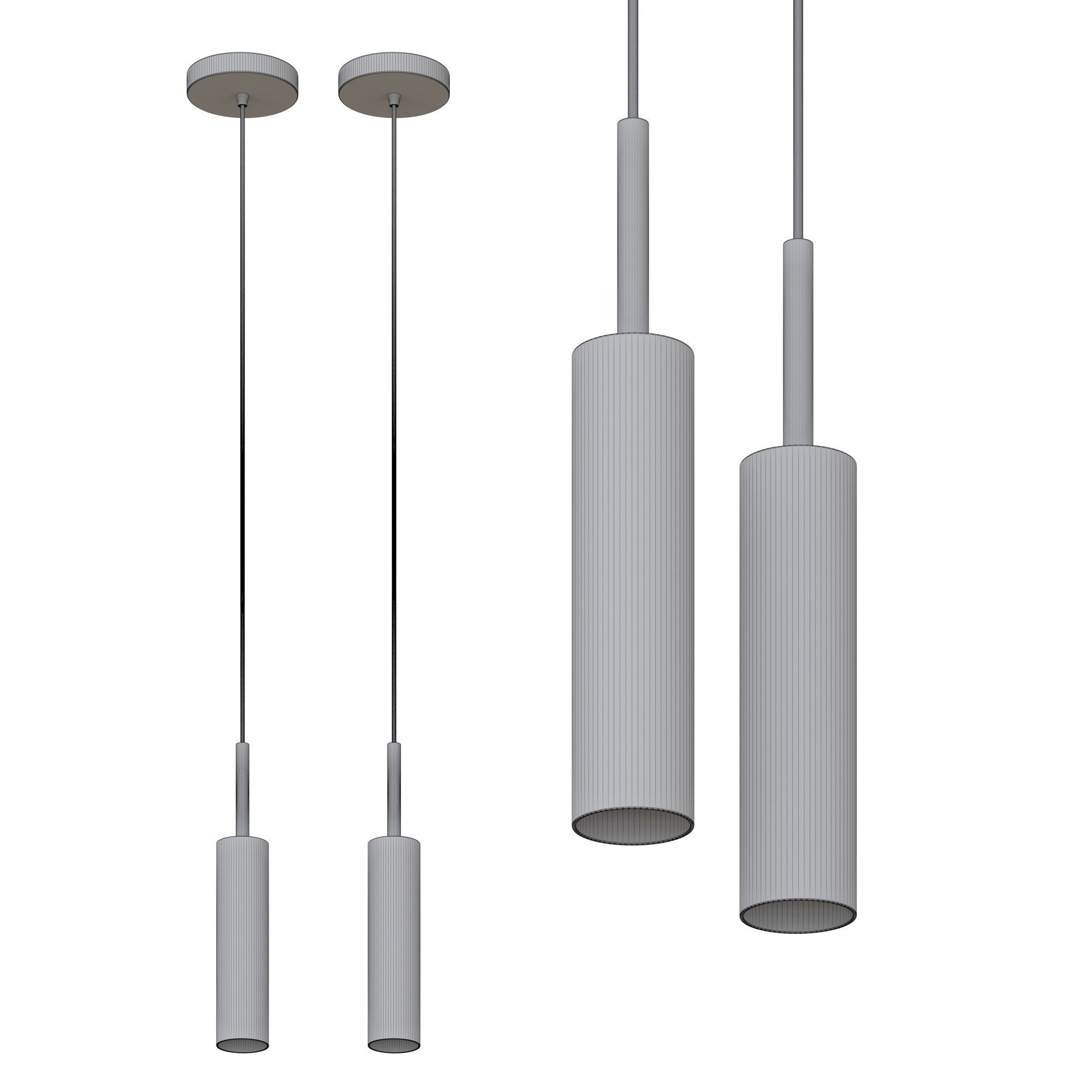 ZY Fobos - ceiling lamp 3D model_1