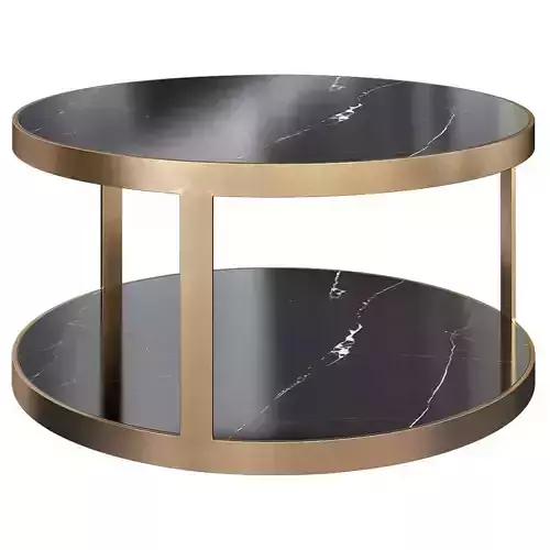 LUIGI COFFEE TABLE WITH GLOSSY FINISH 3d model