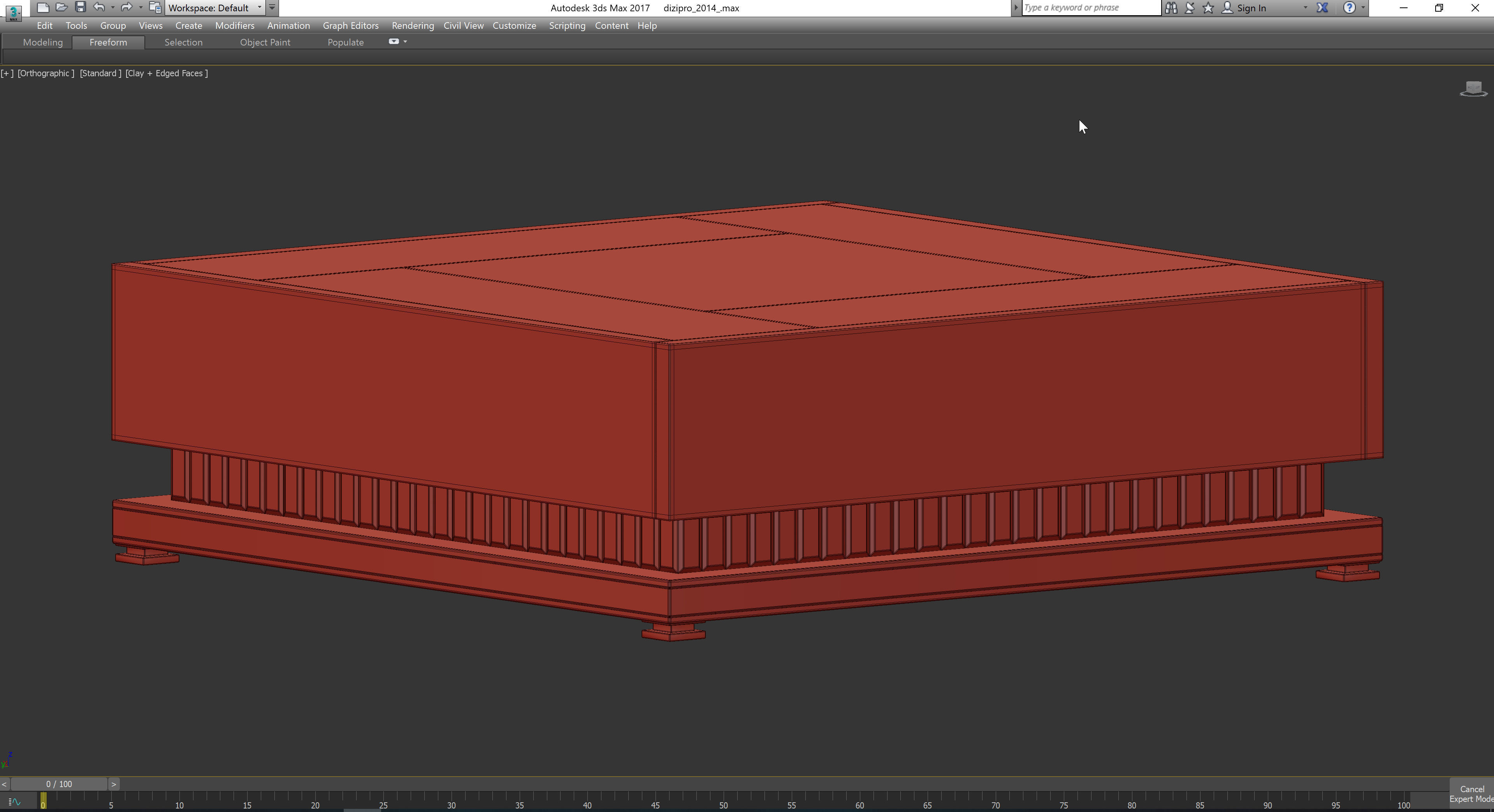 NEXT DECO COFFEE TABLE 3d model Low-poly 3D model_7