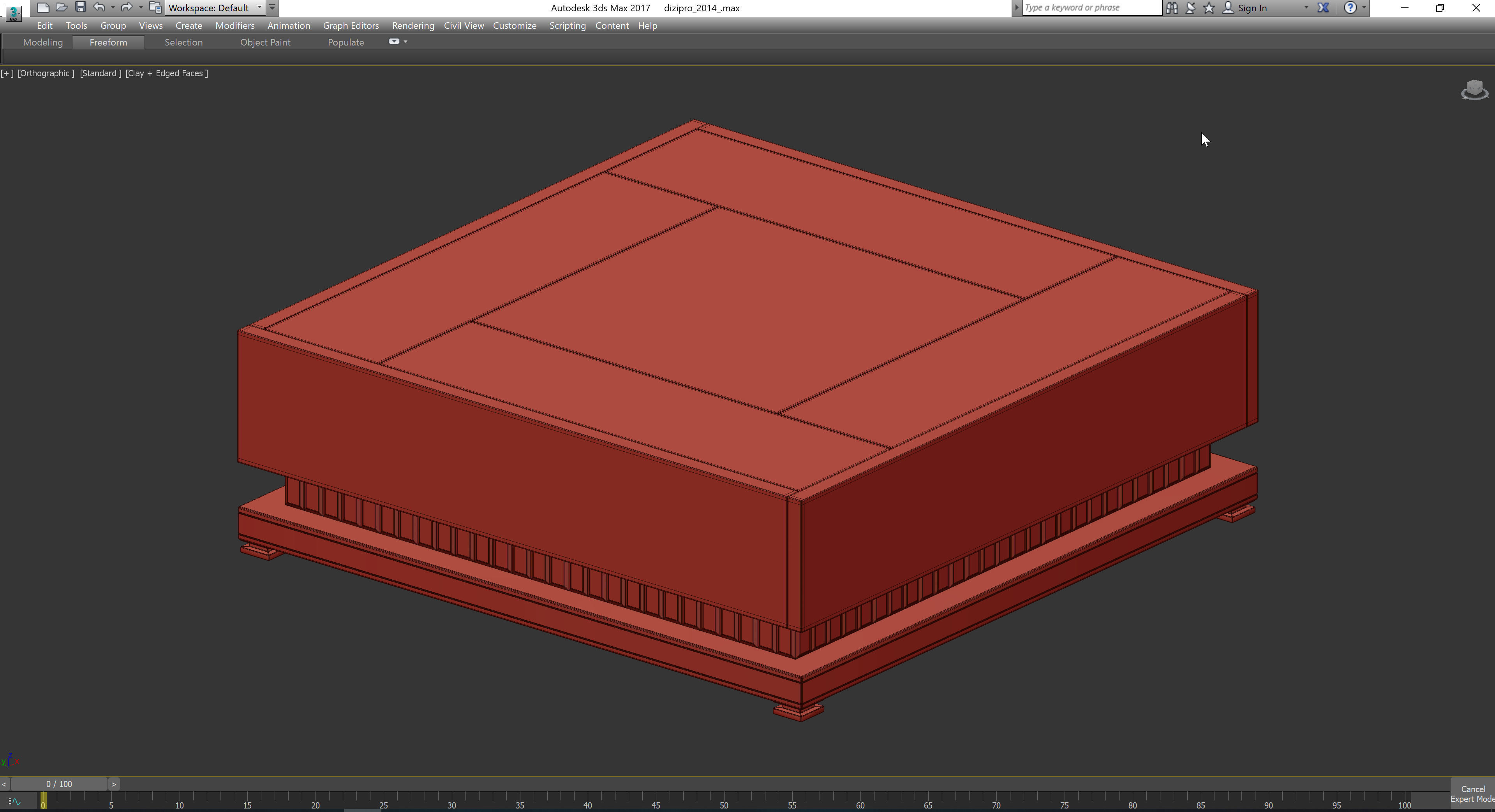 NEXT DECO COFFEE TABLE 3d model Low-poly 3D model_6