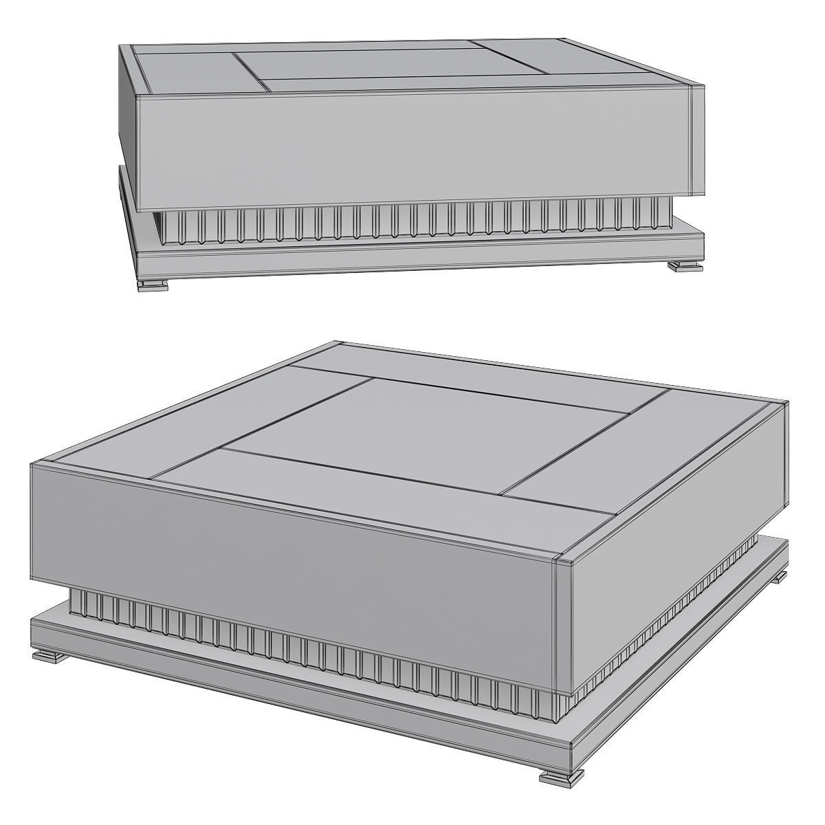 NEXT DECO COFFEE TABLE 3d model Low-poly 3D model_1