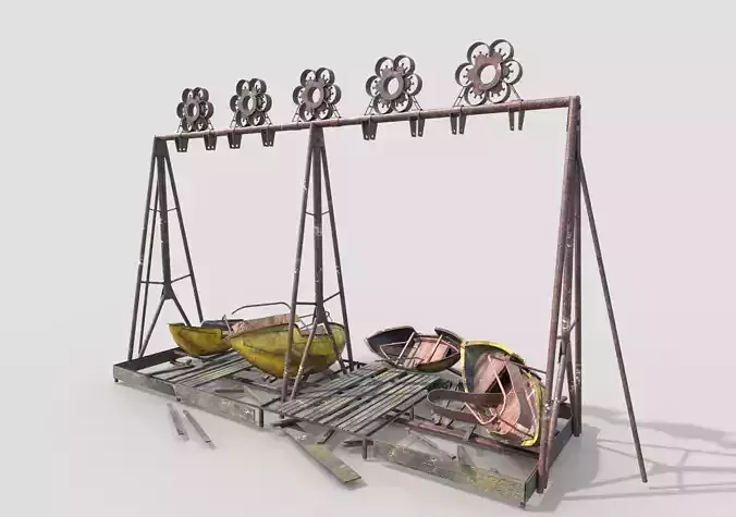 Boat Swing in Pripyat 3D model